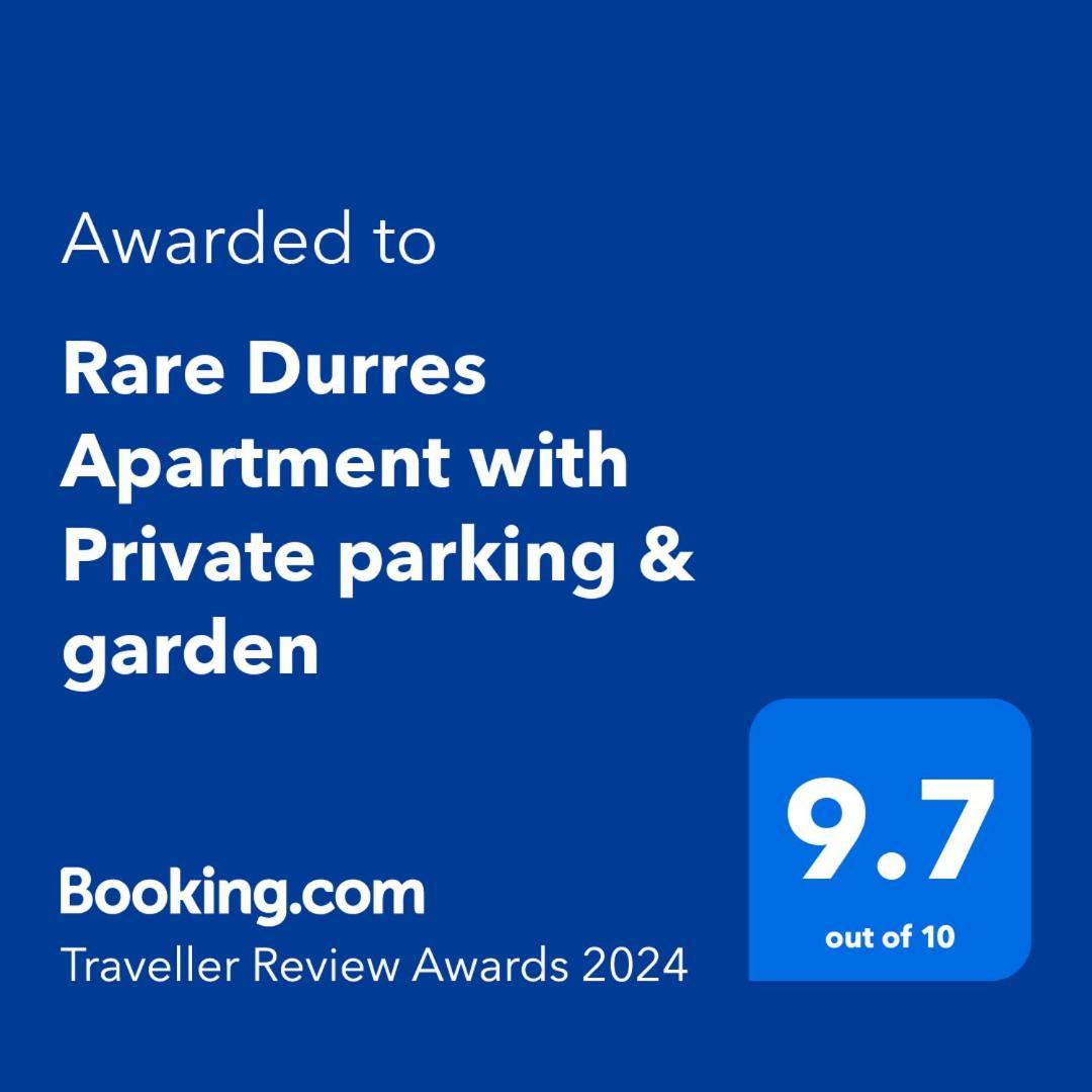 Rare Durres Apartment With Private Parking & Garden Exteriör bild